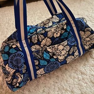 Blue Vera Bradley Travel Bag